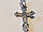 Золотий хрестик Розп'яття Христа.  11161-бел, фото 3