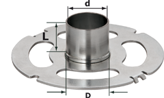 Копіювальне кільце KR-D 30.0/21.5/OF 2200 Festool 497453