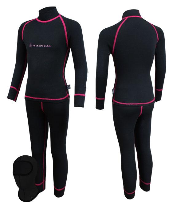 Термобілизна підліткова Radical Billy чорно-рожева (billy-pink) — 104/110, фото 1