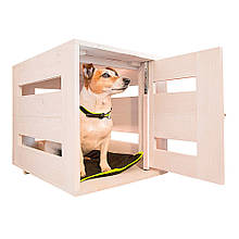 Дерев'яний будиночок будка Ferplast DOG HOME SMALL для собак дрібних порід, 65*45*54