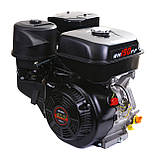 Двигун бензиновий Weima WM190F-S2P New (шпонка, 25 мм, шків на 2 струмка 76 мм, 16 л. с., ручний стартер), фото 4