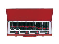 Набір головок KING TONY 4416SP 1/2" ударних, довгих (16 предметів)