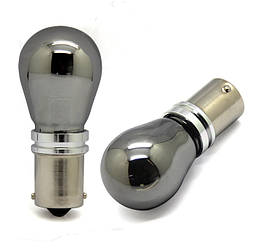 Светодиодная автолампа 1156(P21W)-S25-BA15s 5PCS CREE XPE Amber Invisible  25W led lamp
