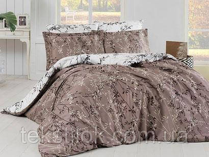 Комплект постільної білизни Cotton сатин EVIDA евро First
