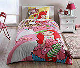 Дитячий і підлітковий комплект TAC Ранфорс / простирадло на гумці Shortcake Cute