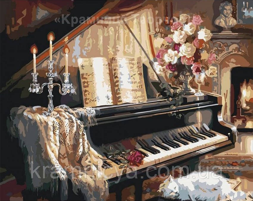 Картини за номерами Вечірня мелодія, 40х50см. (КНО2506)