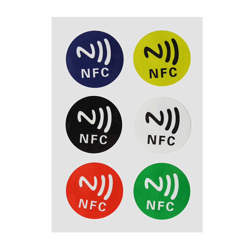 NFC мітки NTAG 213 наклейки 6 штук