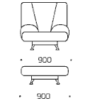 Крісло-трансформер Тріно 90х100 h-92 ТМ Style Group, фото 3