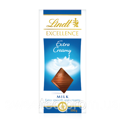 Французский Шоколад Lindt Еxcellence Extra Creamy молочный 100 грамм - фото 1 - id-p612461008