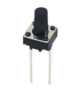 Кнопка тактова 6x6x10 mm DIP 2pin