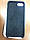 Чохол для iPhone 7 Plus /8 Plus Silicone Case бампер (Dark Blue), фото 3