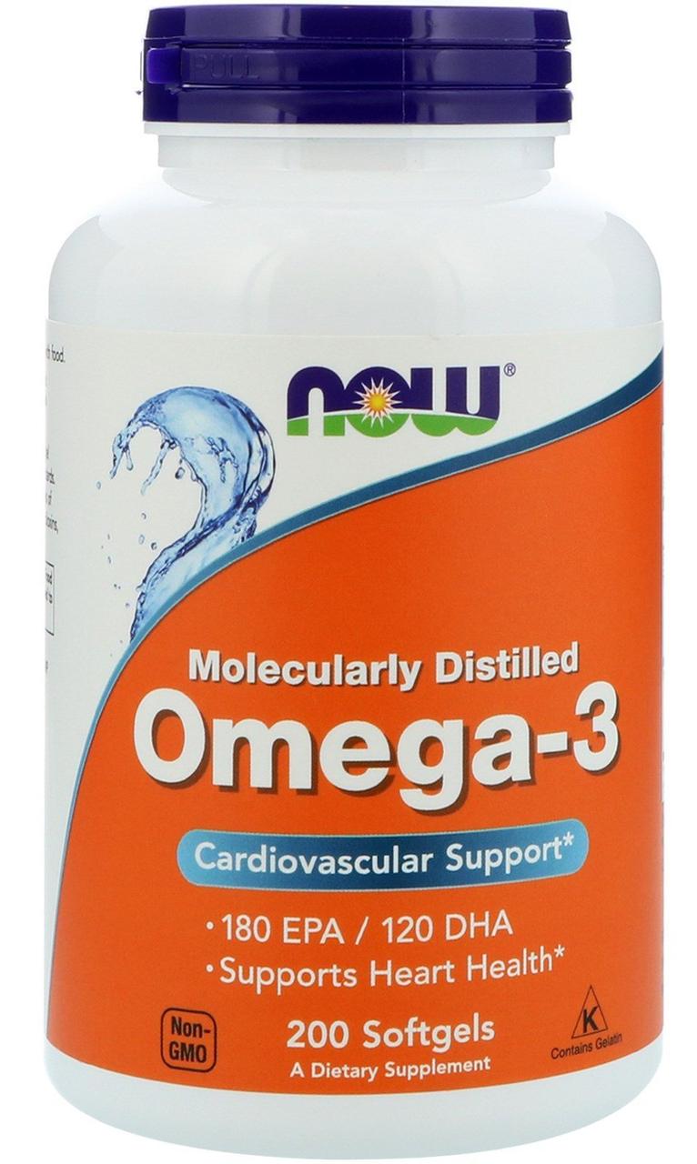 Now Omega-3 200 softgels caps