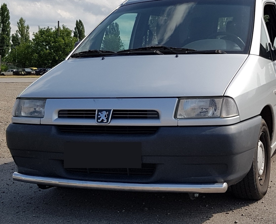 Кенгурник одинарний ус на Peugeot Expert (1995-2007) Пежо Експерт PRS, фото 1