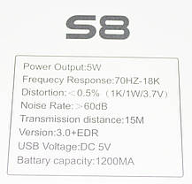 Портативна колонка Bluetooth S8, фото 6