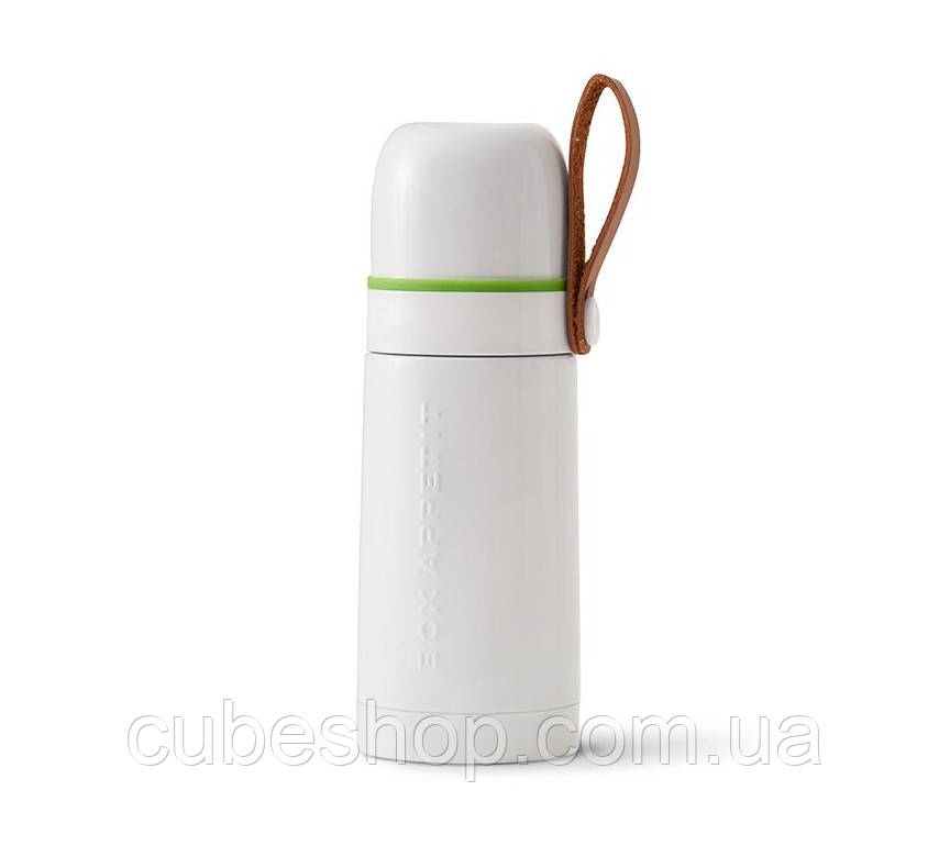 Термос сталевий Thermo Flask Black+Blum (білий-зелений)
