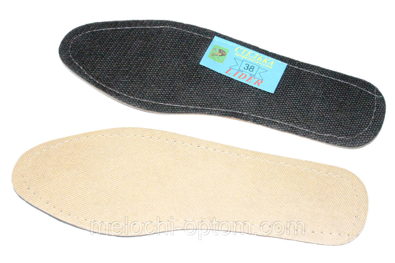 Устілки для взуття LIDER КАРТОН + ФЛЕЗЕЛИН