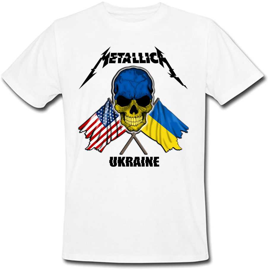 

Футболка Metallica - Ukraine (белая)