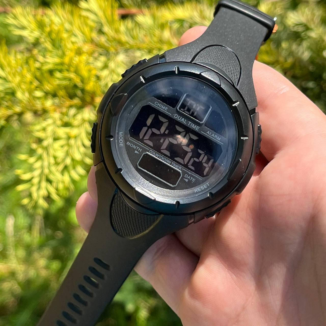 

Мужские часы Skmei 1656 All Black (будильник, секундомер, отображение даты, подсветка)