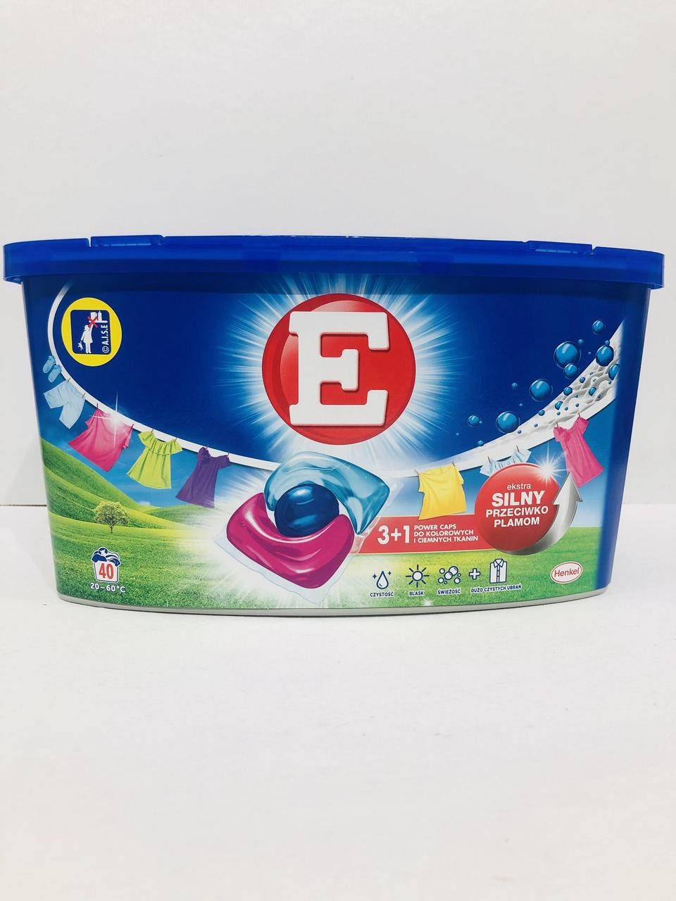 

Капсули для прання E Color 40шт