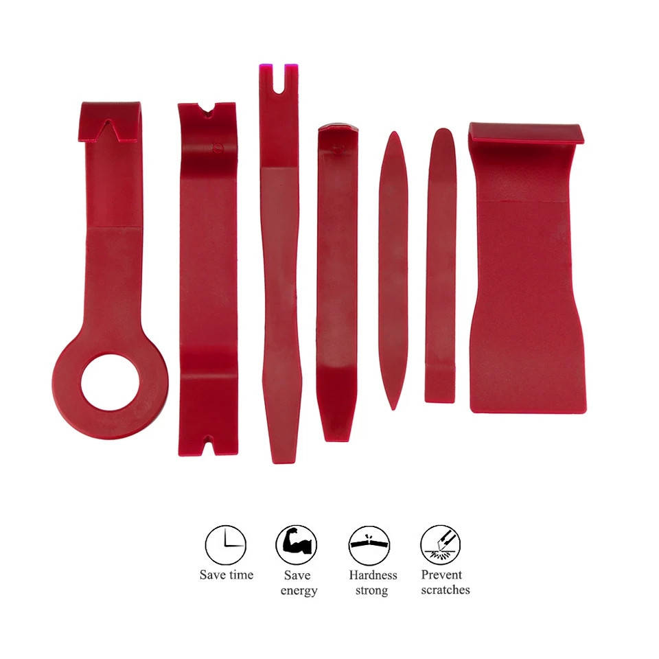 

Лопатки монтажные для автомобильных панелей 7 шт. набор инструмент автоэлектрика