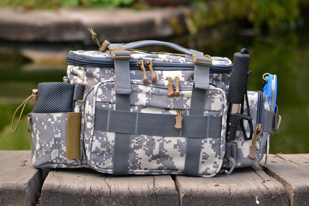 

Сумка спиннингиста поясная для ходовой рыбалки FanFish PS-30 Desert