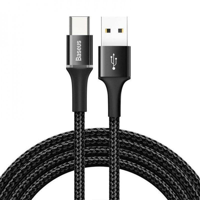 

Кабель для зарядки Baseus Halo Data Type-C (CATGH-E01) Black 3 m, Черный
