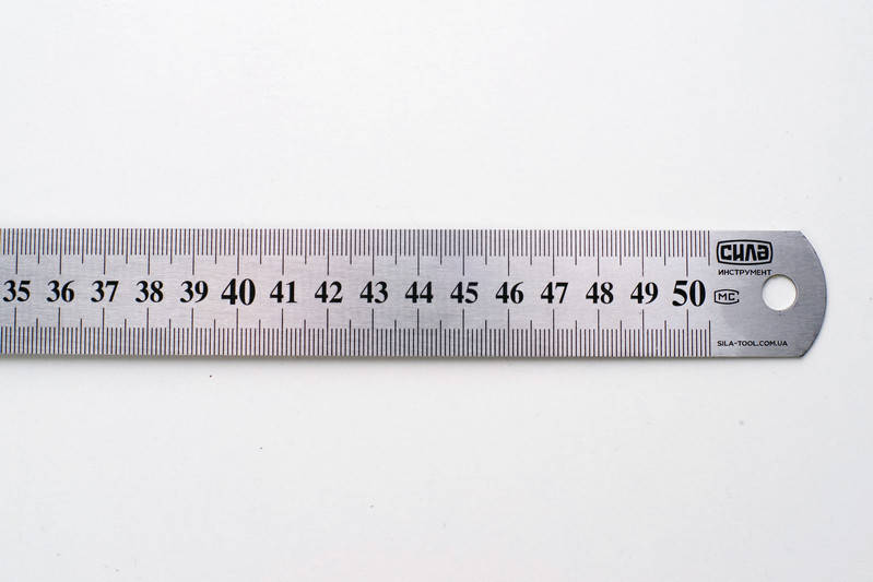 

Линейка из нержавеющей стали 500мм х 0,75мм СИЛА