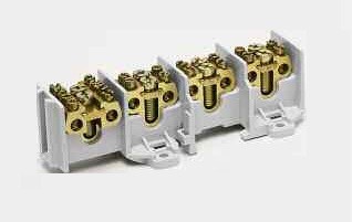 Hager 4-полюсний вводно-распорядчий клемник 100А, 35 мм², TS35