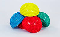 Полусфера массажная балансировочная Balance Kit (резина, d-15см, h-7,5см, 280g, цвета в ассортименте)