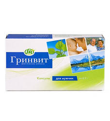 У разі зниження ерекції та простати Грінвіт Для чоловіків 84 капс. (ТМ Грін Віза)