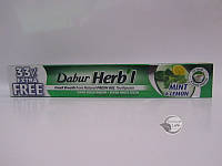 Зубная паста фреш гель Дабур Хербал,Мята и лимон "DABUR HERB`L MINT & LEMON" 80 г