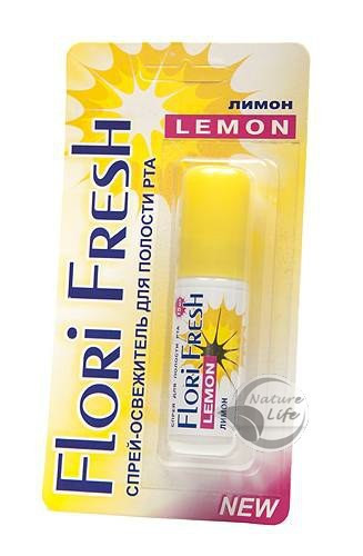 Освіжувач порожнини рота «Flori Fresh ЛІМОН» 15 мл, фото 1