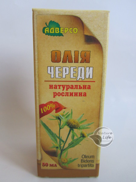 Олія "Череди" 50 мл для догляду за шкірою під час алергічної висипки, юнацьких вугрів, у разі псоріазу