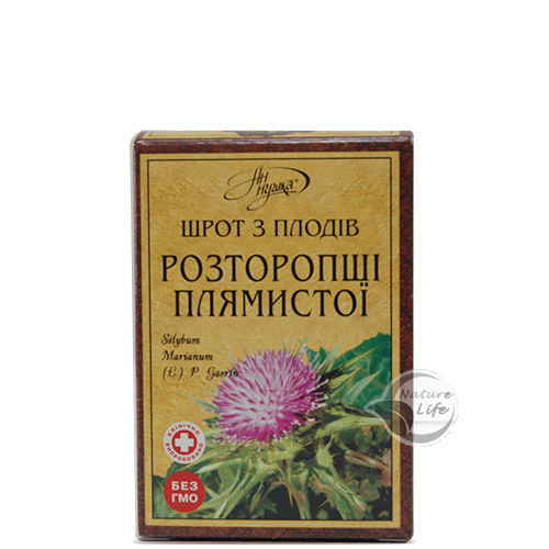 Шрот із плодів розторопші плямистої, 100 г — захист печінки