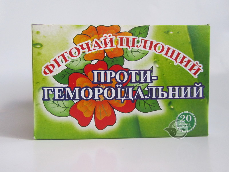 Фіточай «Протогемороїдний» 20 шт. по 1.5 г-гемороїдальні кровотечі, зменшує набряк і запалення 