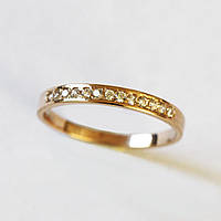 Золотой кольцо с цирконом