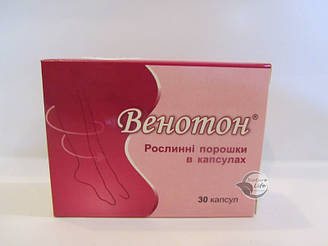 Від варикозу ніг і тромбофлебіту Для вен Венотон, капсул.30 — венозна недостатність геморой