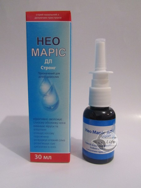 Спрей для носа "Нео Маріс странг ДЛ" 30 мл., фото 1