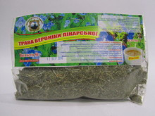 "Вероники лікарської трави" 50 г-при захворюваннях кишківника, шлунка, у разі гастриту з низькою кислотністю