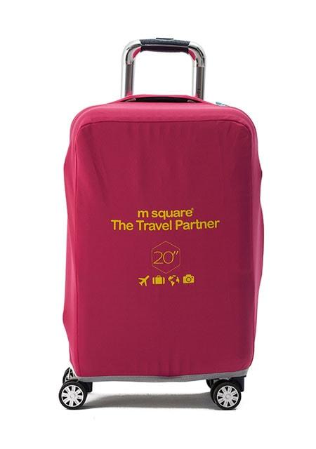 Рожевий Чохол на валізу S рожевий