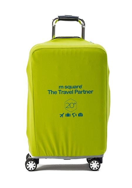 Чохол на валізу S лимонний