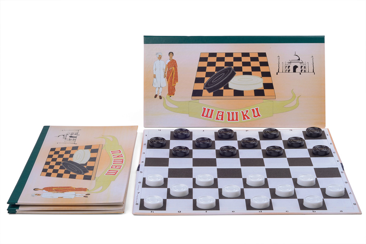 Доска для шашек, шахмат 64 клетки (35см х 35см) - фото 4 - id-p33930490