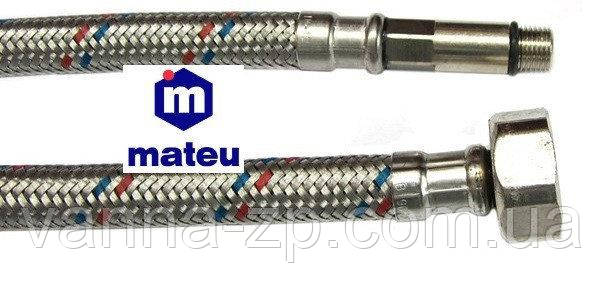 Шланг-підводка до змішувача Fil-Nox М10х1/2" — 40 см завдовжки.