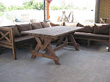 Крісло дерев'яне для тераси, кафе та саду Еміне, фото 6