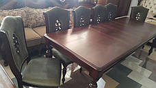 Великий обідній стіл в класичному стилі для вітальні Оксфорд Sof, колір вишня, фото 2