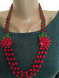 Намисто з бісеру ручної роботи Червона Калина, фото 2