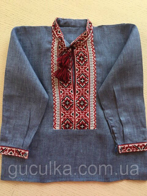 Вишита сорочка дитяча на хлопчика 1-2 роки, фото 1