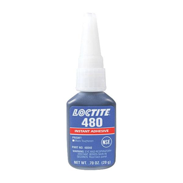 Моментальний клей Loctite 480 для металу і гуми чорний