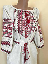 Вишита сукня ручної роботи  з мережкою