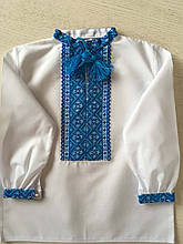 Вишиванка хрестиком ручної роботи для хлопчика на 2 роки